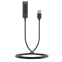 EWENT EW3569 Adaptador minijack con micro a Usb - Imagen 1