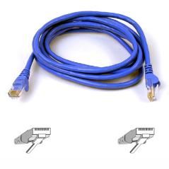 Cable snagless rj45mm c6 3m azul bk
