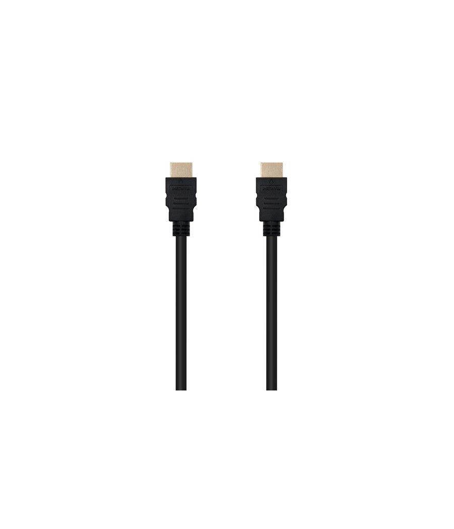 Nanocable Cable HDMI V1.4 Alta Velocidad / HEC), A/M-A/M, Negro, 1.5 m - Imagen 2