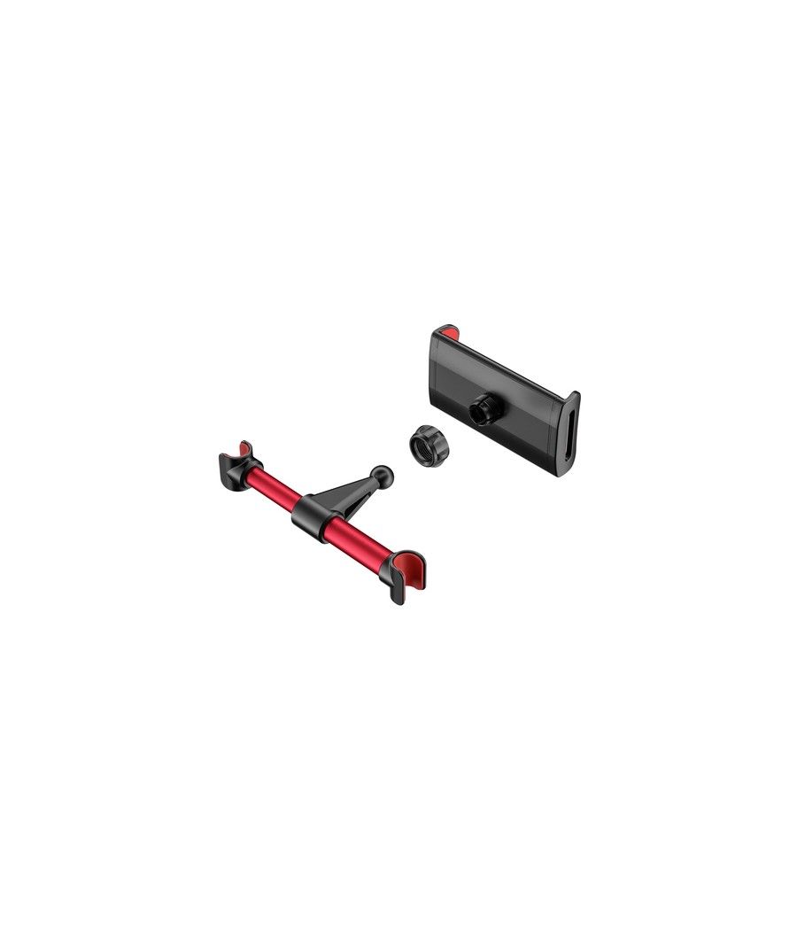 Soporte de coche para smartphone/tablet aisens msc1p-105/ negro y rojo - Imagen 3