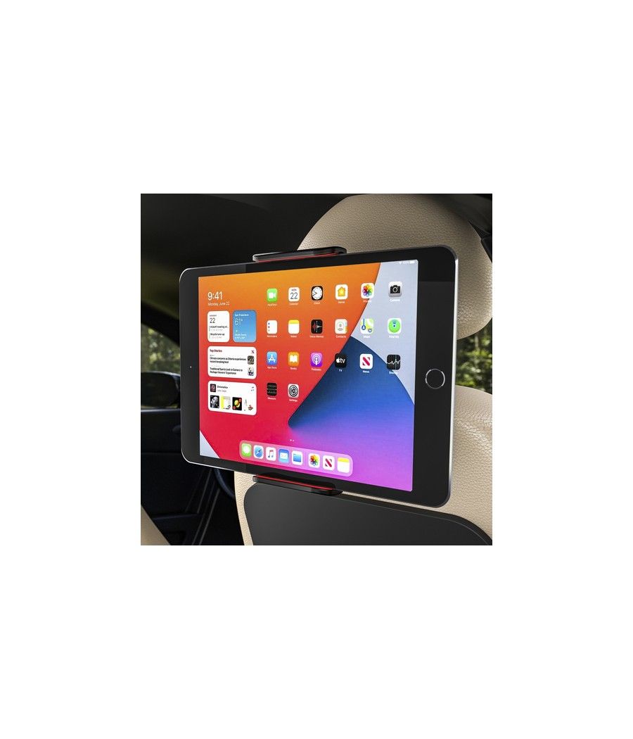 Soporte de coche para smartphone/tablet aisens msc1p-105/ negro y rojo - Imagen 5