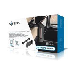 Soporte de coche para smartphone/tablet aisens msc1p-107/ negro - Imagen 6
