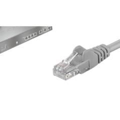 Cable de red latiguillo cat. 6 - 24awg - utp - 0,25 m - gris - Imagen 1