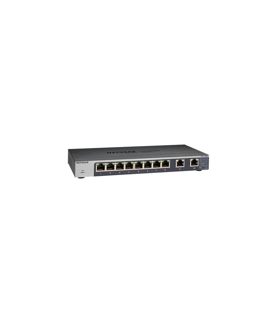 Netgear GS110MX No administrado 10G Ethernet (100/1000/10000) Negro - Imagen 1