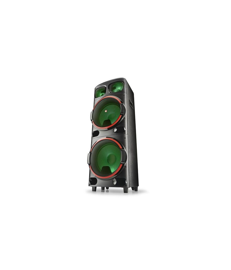 Ngs - altavoz dj premium speaker wild dub 3 - 1200w - doble subwoofer 15" - bluetooth y tws - usb/microsd/auxin - Imagen 2