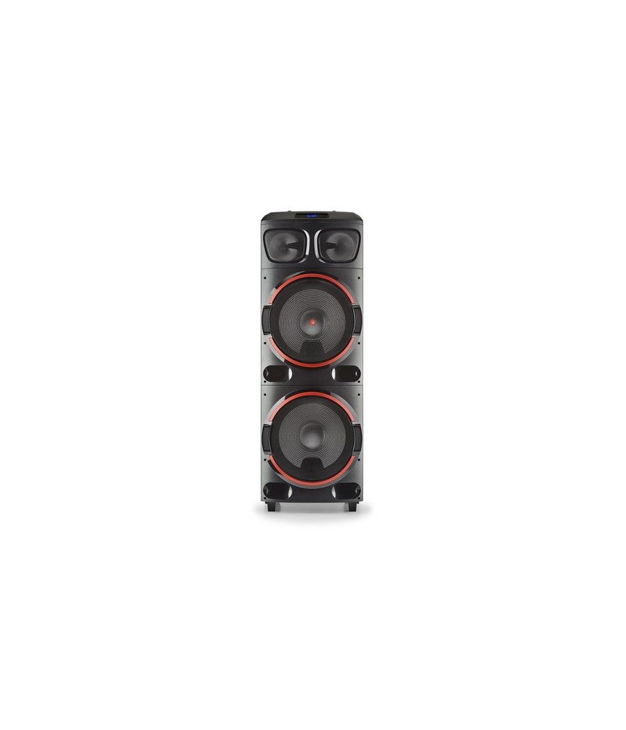Ngs - altavoz dj premium speaker wild dub 3 - 1200w - doble subwoofer 15" - bluetooth y tws - usb/microsd/auxin - Imagen 5
