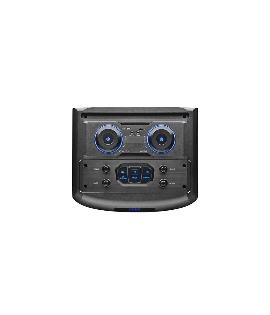Ngs - altavoz dj premium speaker wild dub 3 - 1200w - doble subwoofer 15" - bluetooth y tws - usb/microsd/auxin - Imagen 6