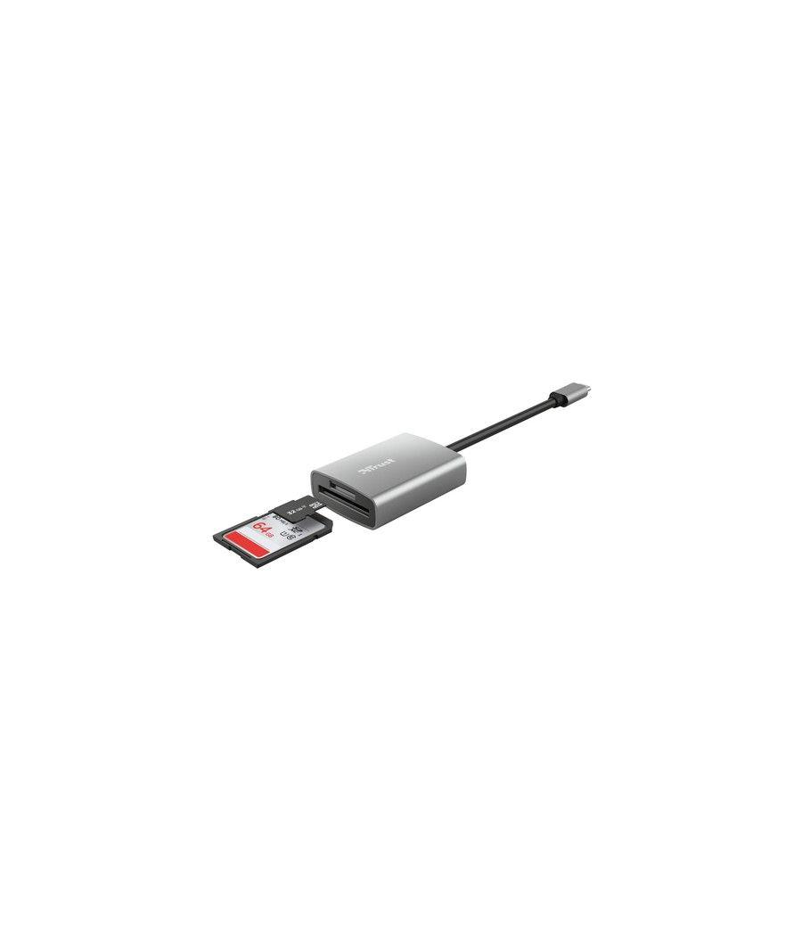 Lector de tarjetas externo trust dalyx/ usb tipo-c - Imagen 3