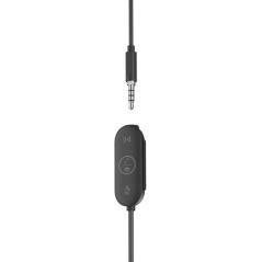 Logitech Logi Zone Wired Earbuds Teams Auriculares Alámbrico Dentro de oído Oficina/Centro de llamadas USB Tipo C Grafito - Imag