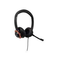 V7 Auriculares Safesound Education k-12 con micrófono, volumen limitado, antimicrobiano, cable de 2 m, 3,5 mm, ordenador portáti