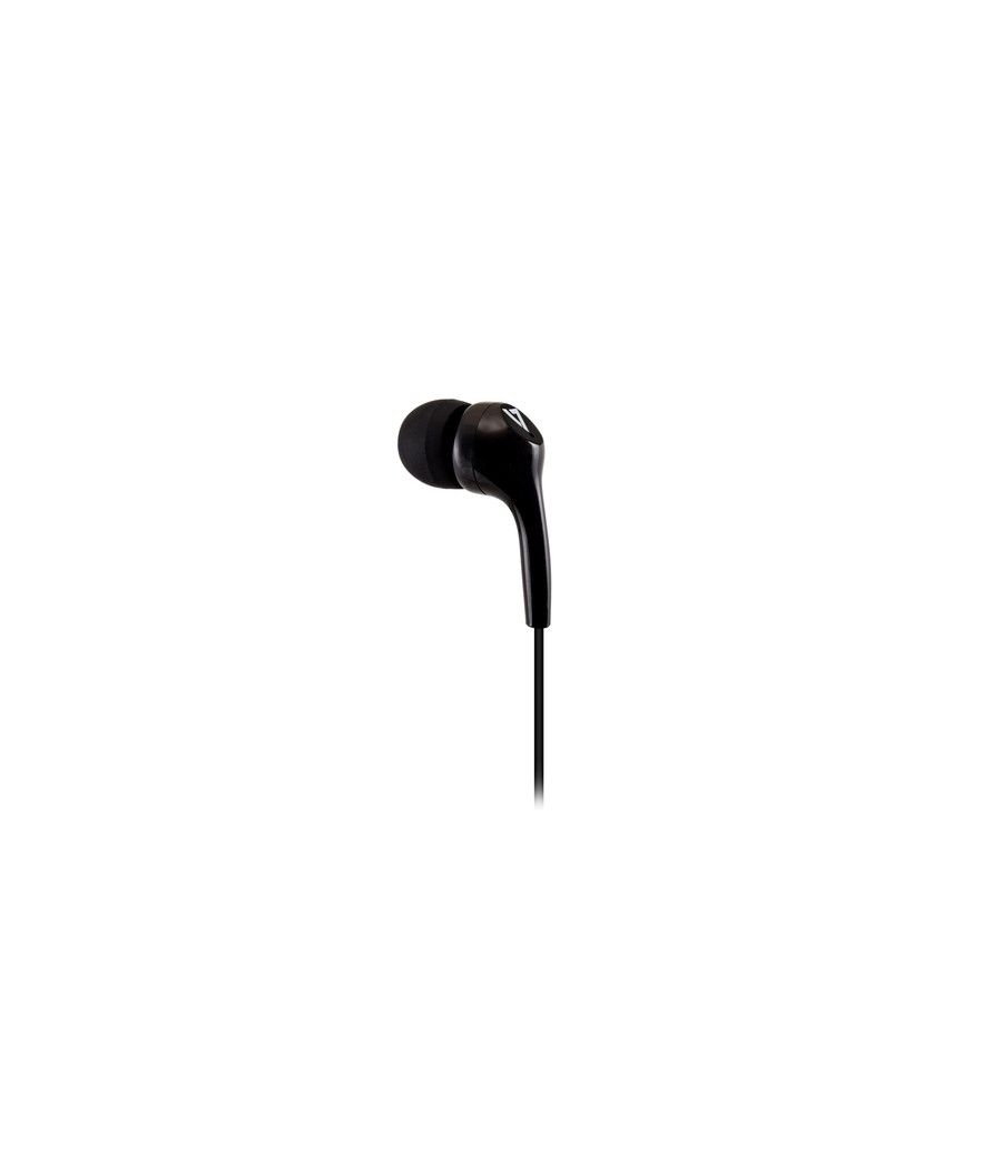 V7 Auriculares internos estéreo, ligeros, aislamiento de ruido para utilizar dentro del oído, 3,5 mm, negro - Imagen 5