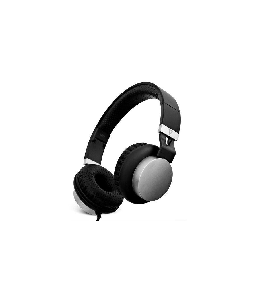 V7 Auriculares ligeros - Negro/Plata - Imagen 1