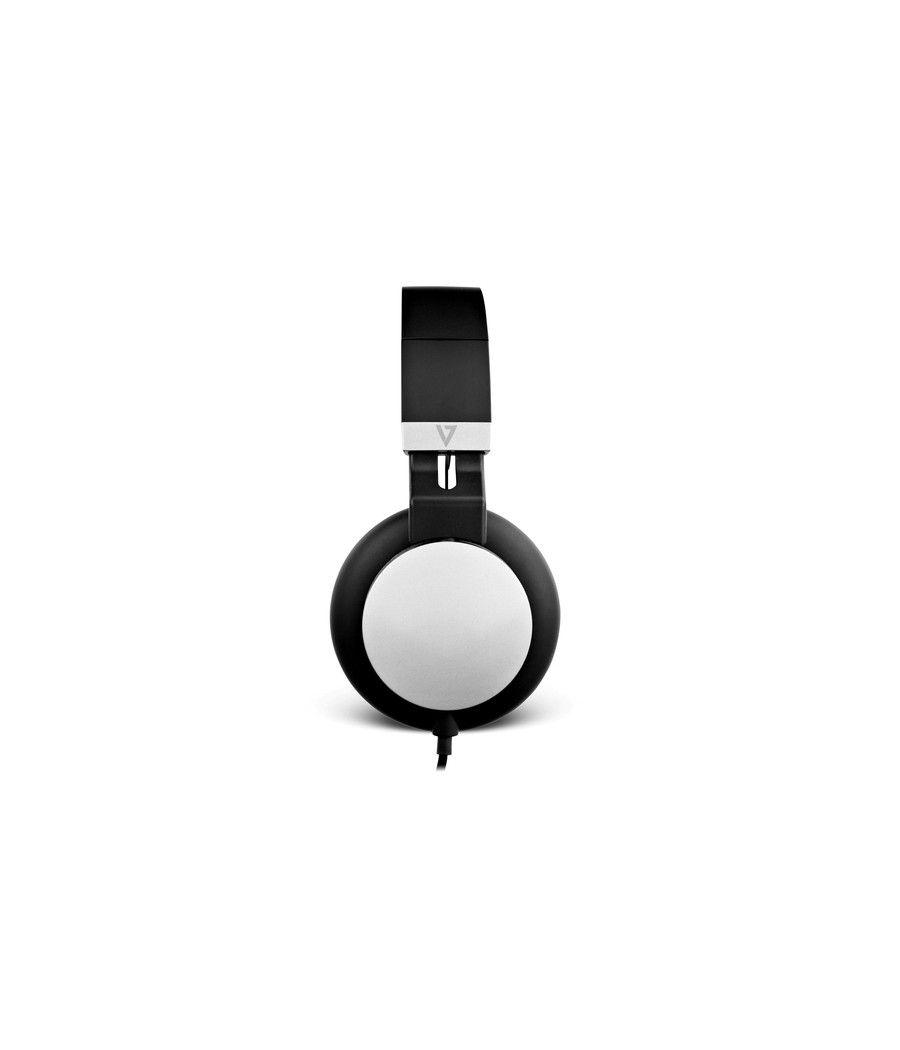 V7 Auriculares ligeros - Negro/Plata - Imagen 3