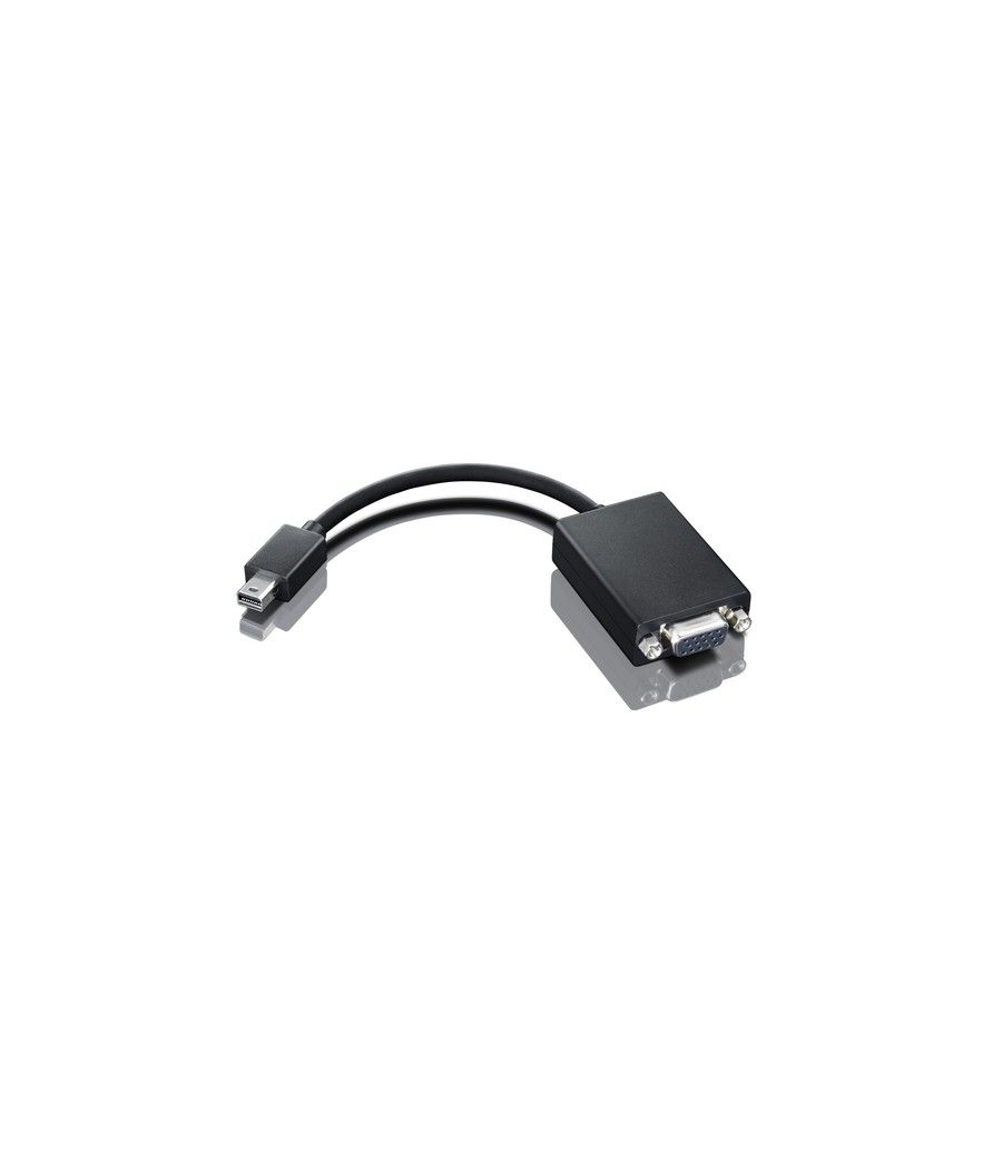 Lenovo 0A36536 adaptador de cable de vídeo VGA (D-Sub) Mini DisplayPort Negro - Imagen 1