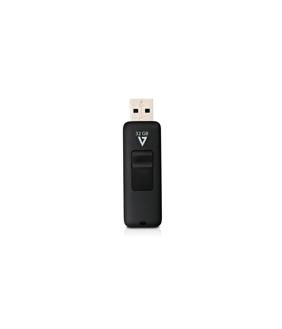 V7 VF232GAR-3E unidad flash USB 32 GB USB tipo A 2.0 Negro - Imagen 1