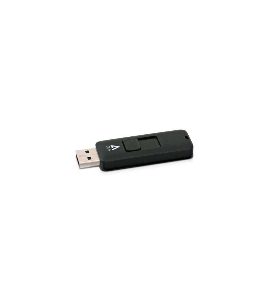 V7 VF24GAR-3E unidad flash USB 4 GB USB tipo A 2.0 Negro - Imagen 3