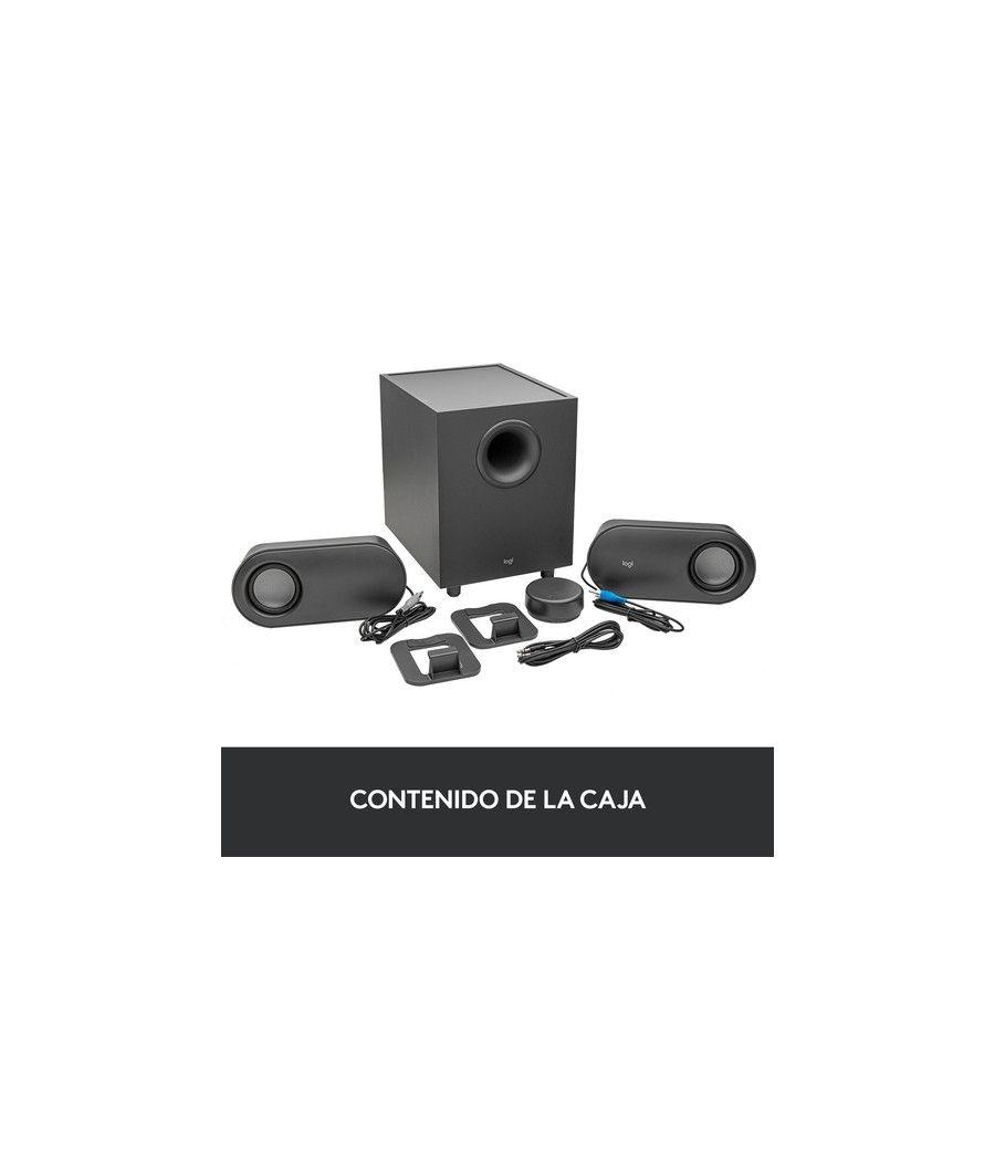 Logitech Z407 Bluetooth computer speakers with subwoofer and wireless control 40 W Grafito 2.1 canales - Imagen 7