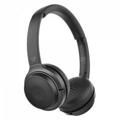 V7 HB600S auricular y casco Auriculares Inalámbrico Diadema Llamadas/Música USB Tipo C Bluetooth Base de carga Negro - Imagen 1