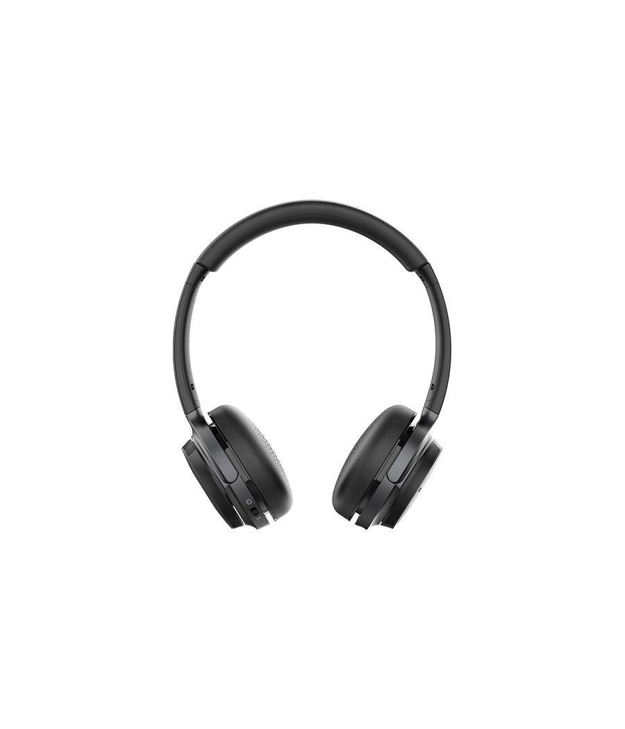 V7 HB600S auricular y casco Auriculares Inalámbrico Diadema Llamadas/Música USB Tipo C Bluetooth Base de carga Negro - Imagen 7