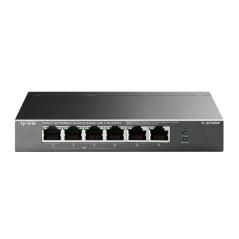 TP-LINK TL-SF1006P switch Fast Ethernet (10/100) Energía sobre Ethernet (PoE) Negro - Imagen 1