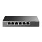 TP-LINK TL-SF1006P switch Fast Ethernet (10/100) Energía sobre Ethernet (PoE) Negro