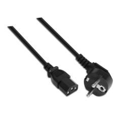 Cable alimentación aisens a132-0167/ schuko macho - c13 hembra/ 1.5m/ negro - Imagen 1
