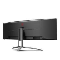 Monitor gaming curvo ultrapanorámico aoc ag493qcx 48.8'/ dual full hd/ multimedia/ negro - Imagen 4