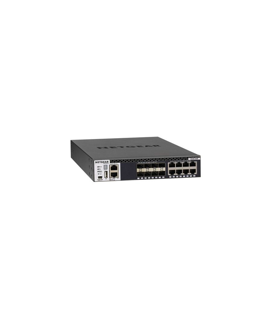 Netgear M4300-8X8F Gestionado L3 10G Ethernet (100/1000/10000) 1U Negro - Imagen 1