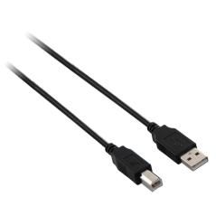 V7 Cable USB negro con conector USB 2.0 A macho a USB 2.0 B macho 2m 6.6ft - Imagen 1