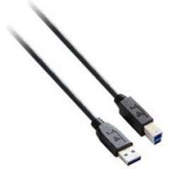 V7 Cable USB negro con conector USB 2.0 A macho a USB 2.0 A macho 1.8m 6ft