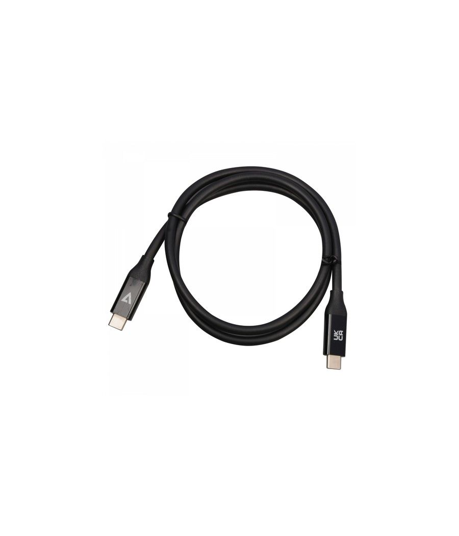 V7 V7USB4-80CM cable USB 0,8 m USB C Negro - Imagen 3