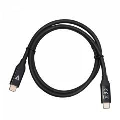 V7 V7USB4-80CM cable USB 0,8 m USB C Negro - Imagen 4