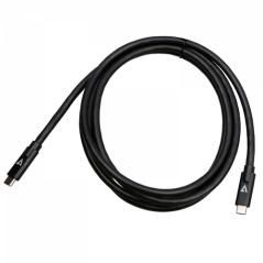 V7 V7USBC10GB-2M cable USB USB 3.2 Gen 2 (3.1 Gen 2) USB C Negro - Imagen 1