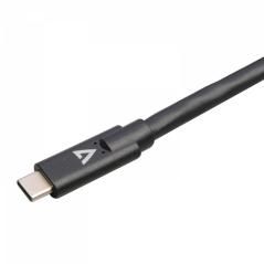 V7 V7USBC10GB-2M cable USB USB 3.2 Gen 2 (3.1 Gen 2) USB C Negro - Imagen 3
