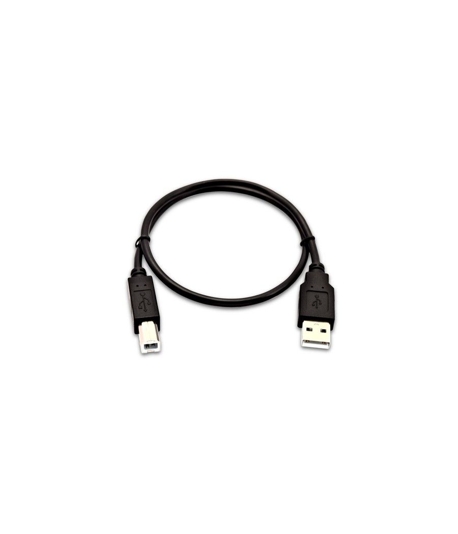 V7 USB-A (macho) a USB-B (macho) de 0,5 m - Color negro - Imagen 1