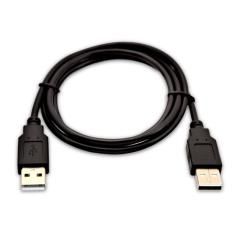 V7 Cable USB negro con conector USB 2.0 A macho a USB 2.0 A macho 2m 6.6ft - Imagen 1