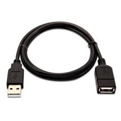 V7 Cable alargador USB M/H de 1 m - Color negro - Imagen 1