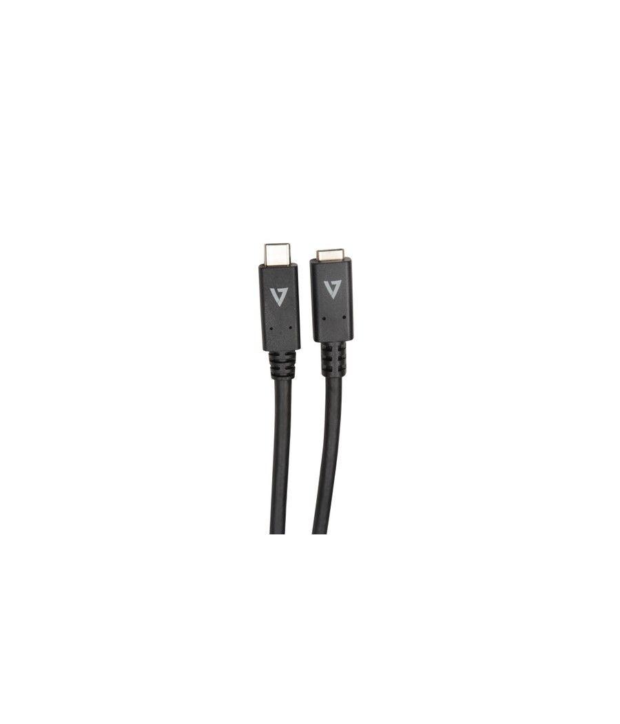 V7 V7UC3EXT-2M cable USB USB 3.2 Gen 1 (3.1 Gen 1) USB C Negro - Imagen 1