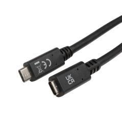 V7 V7UC3EXT-2M cable USB USB 3.2 Gen 1 (3.1 Gen 1) USB C Negro - Imagen 5