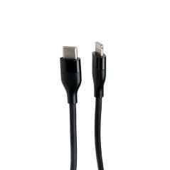 V7 V7USBCLGT-1M cable USB USB 2.0 USB C Lightning Negro - Imagen 1