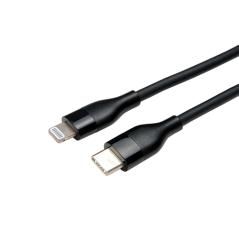 V7 V7USBCLGT-1M cable USB USB 2.0 USB C Lightning Negro - Imagen 2
