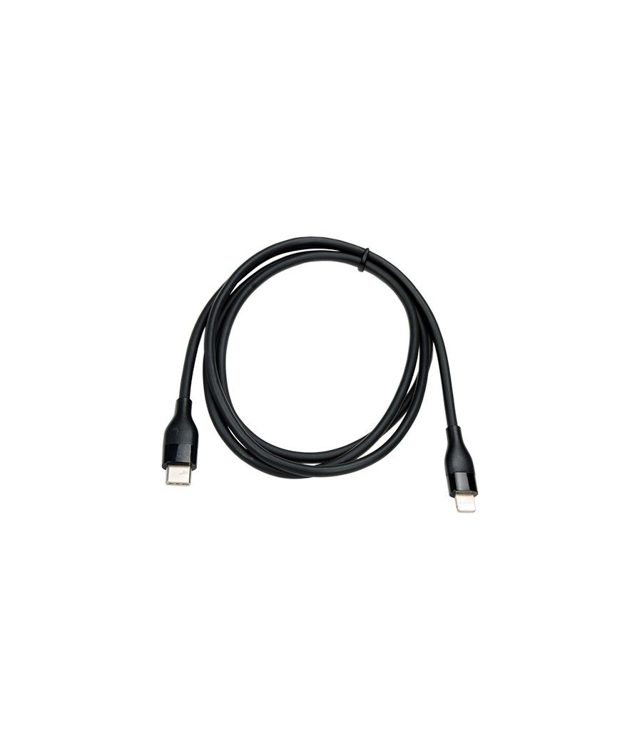 V7 V7USBCLGT-1M cable USB USB 2.0 USB C Lightning Negro - Imagen 6