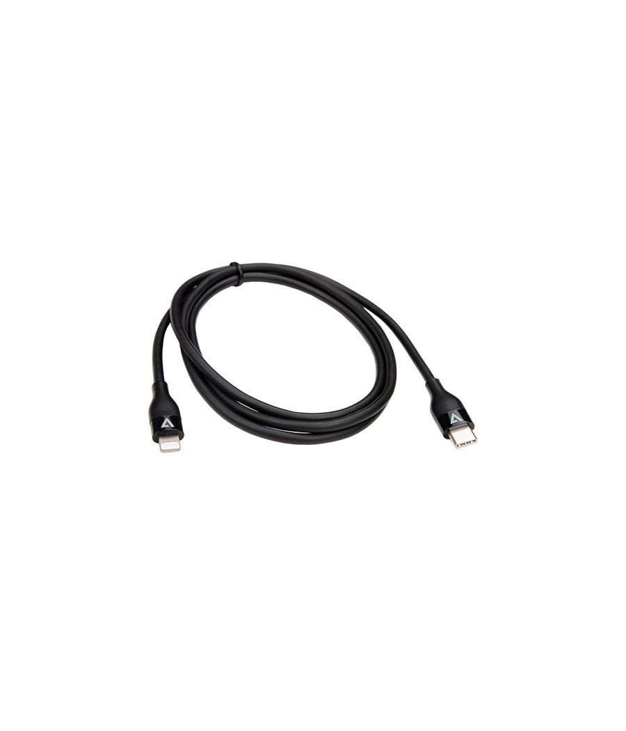V7 V7USBCLGT-1M cable USB USB 2.0 USB C Lightning Negro - Imagen 7