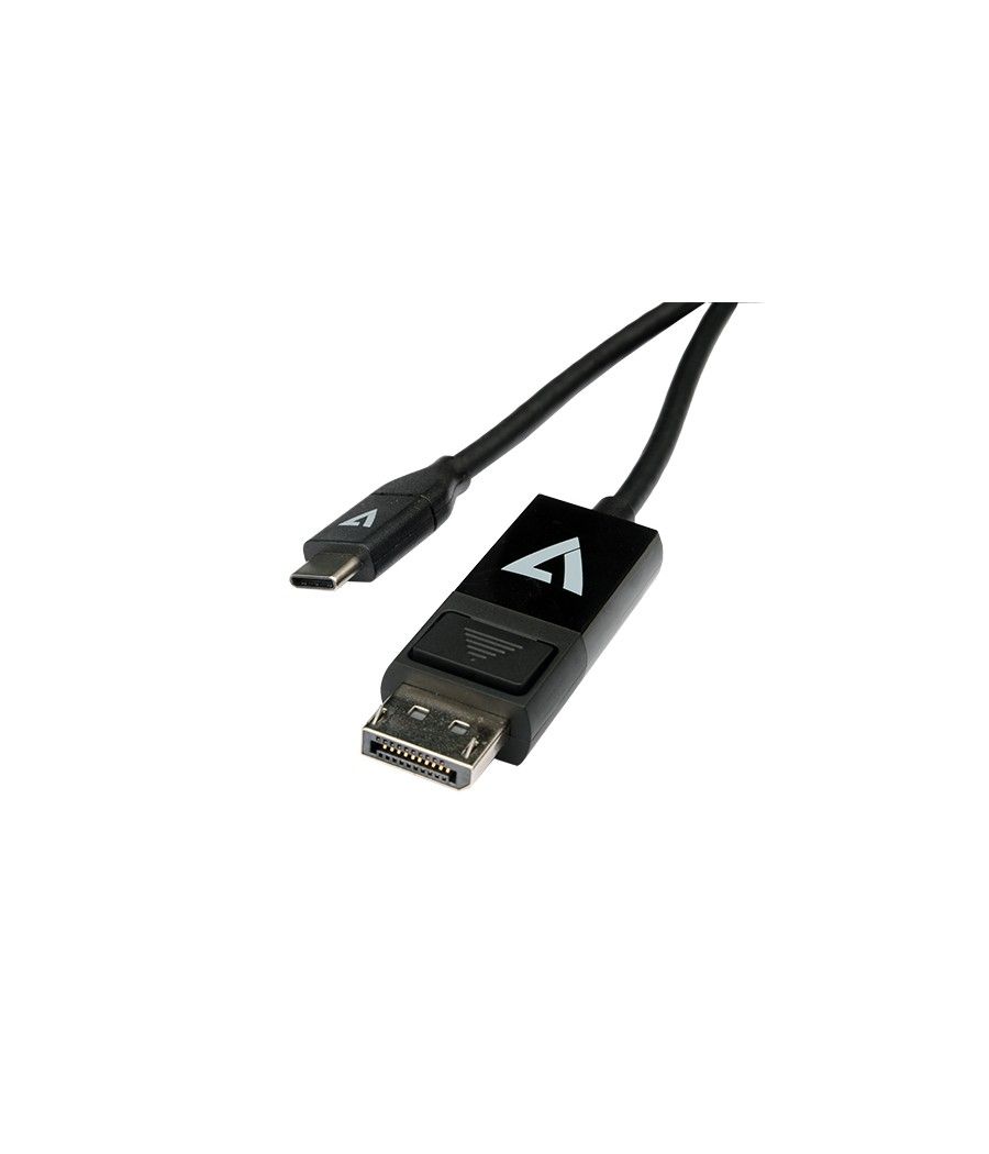 V7 V7UCDP-2M cambiador de género para cable USB Type-C 3.2 Gen 1 DisplayPort Negro - Imagen 1