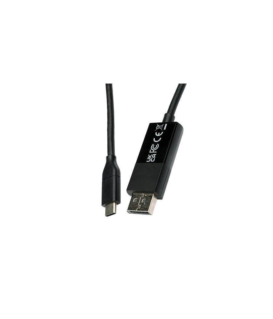 V7 V7UCDP-2M cambiador de género para cable USB Type-C 3.2 Gen 1 DisplayPort Negro - Imagen 4
