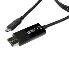 V7 V7UCDP-2M cambiador de género para cable USB Type-C 3.2 Gen 1 DisplayPort Negro - Imagen 5