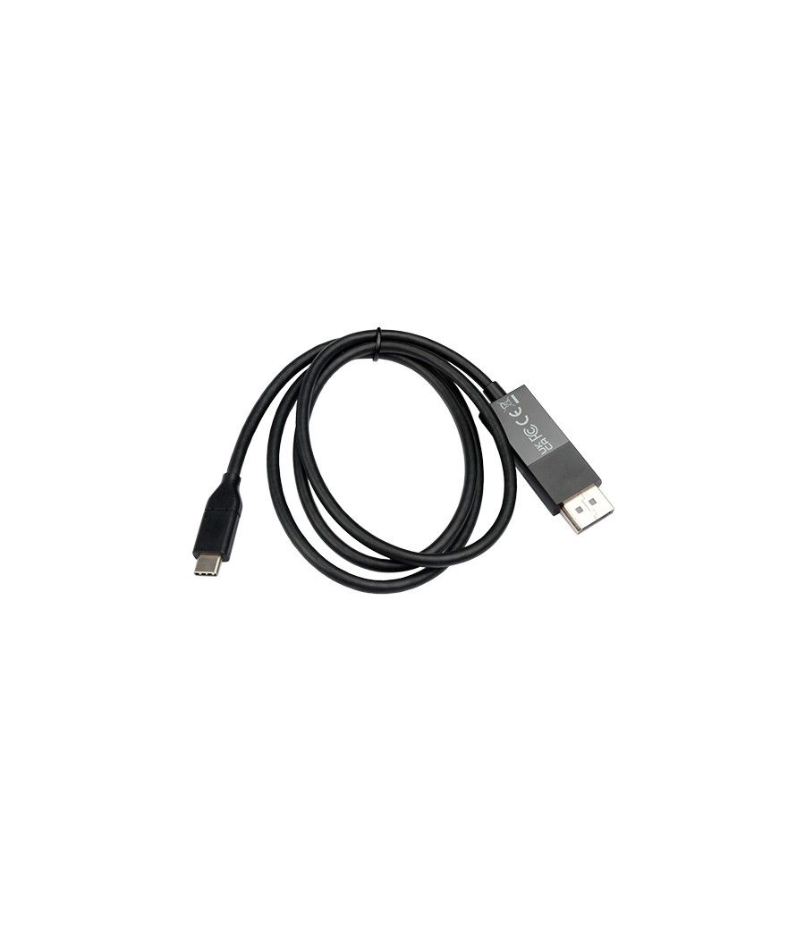 V7 V7UCDP-2M cambiador de género para cable USB Type-C 3.2 Gen 1 DisplayPort Negro - Imagen 6