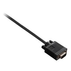 V7 Cable negro de vídeo con conector VGA macho a VGA macho 2m 6.6ft - Imagen 1