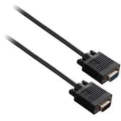 V7 Cable de extensión negro de vídeo con conector VGA hembra a VGA macho 3m 10ft - Imagen 1
