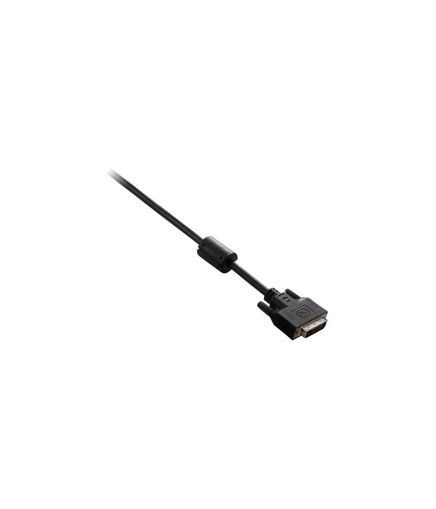 V7 Cable negro de vídeo con conector DVI-D macho a DVI-D macho 2m 6.6ft - Imagen 1